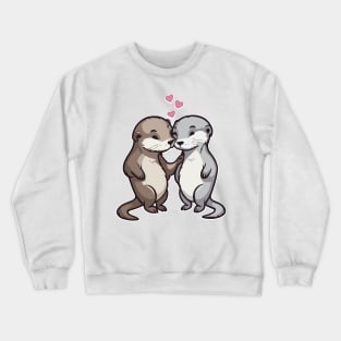 Otter in Love Crewneck Sweatshirt